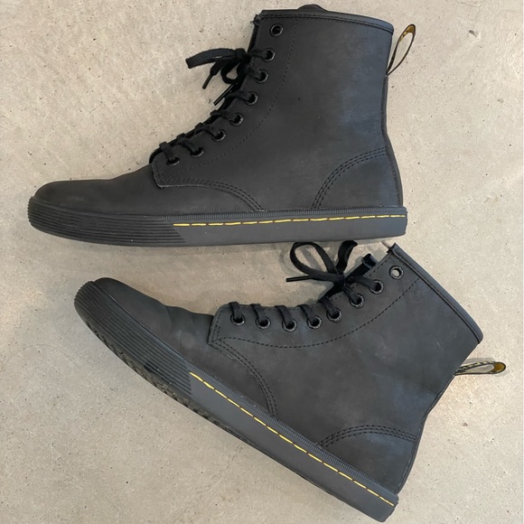 Dr.Martens Cairo Leather Casual Shoes Women’s 7 Black Lace Up Boots - Picture 6 of 15